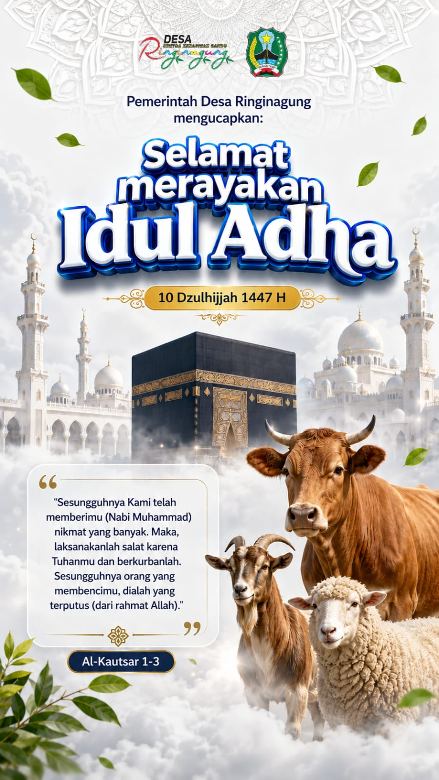 HARI RAYA IDUL ADHA 1447 H DARI PEMERINTAH DESA RINGINAGUNG