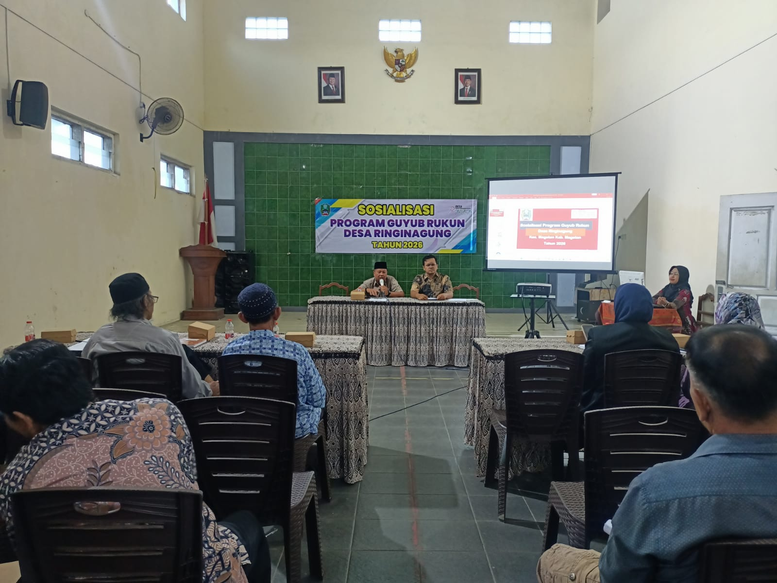 PEMDES RINGINAGUNG GELAR SOSIALISASI PROGRAM GUYUB RUKUN TAHUN 2026