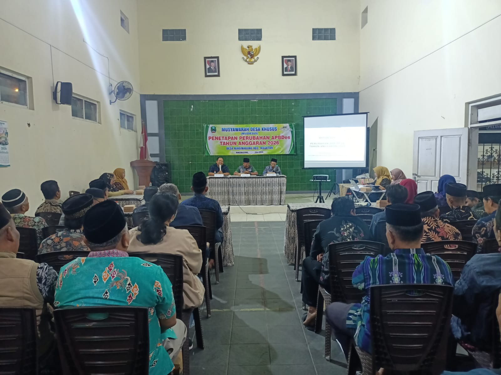 DESA RINGINAGUNG GELAR MUSDESUS PERUBAHAN APBDES TAHUN ANGGARAN 2026
